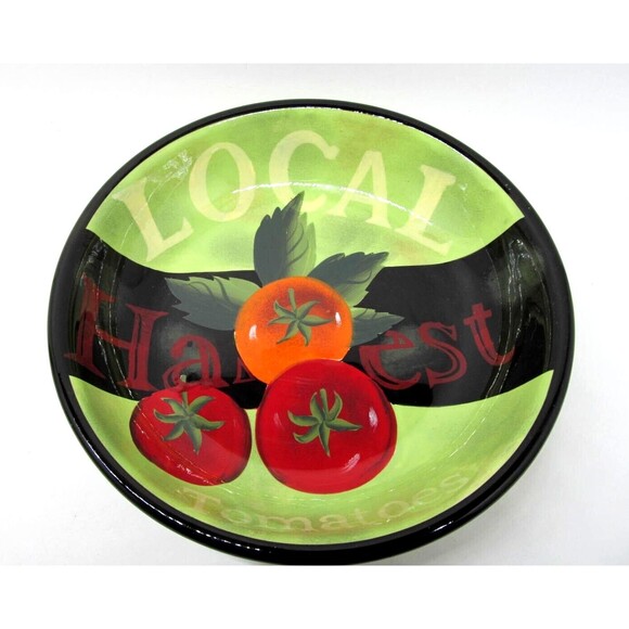 Certified International Jennifer Brindley 9.5" Tomatoes Pasta Salad Serving Bowl - Picture 2 of 5